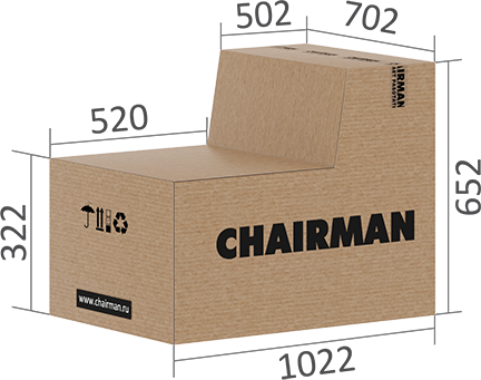 Кресло руководителя CHAIRMAN 424 WD