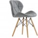 Стул Butterfly ткань светло-серый