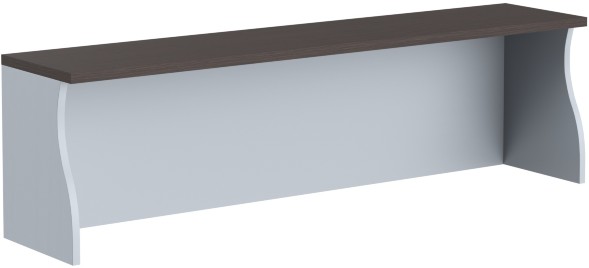 Надставка на стол НС-3 Беларусь Венге Магия/Метталик 1400*300*400 IMAGO