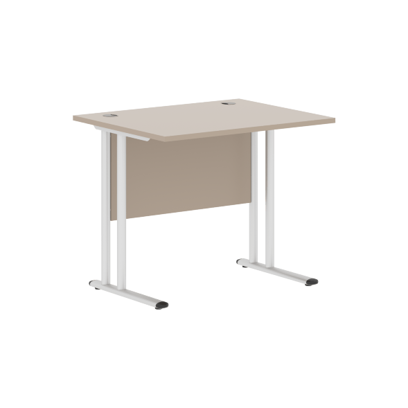 Стол письменный СП-1М Клен*/серебро 900х720х755 IMAGO-M