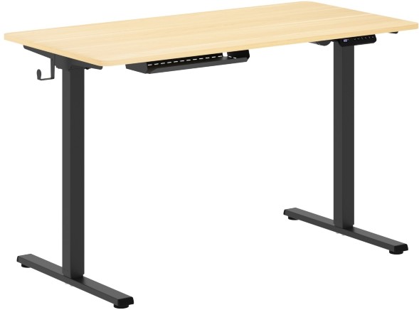 Стол письменный AT-002 Дуб Светлый/Черный 1200х600х730/1210 XTEN-UP