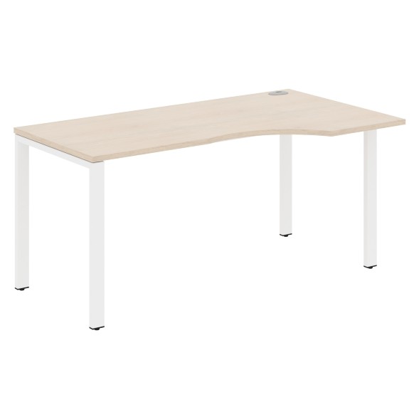 Стол эргономичный XS6CET 169(R) белый/антрацит 1600х900х750 XTEN-S60