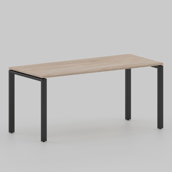 Стол Лофт 1800х600 на П-образных опорах, черный