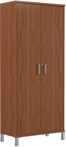 Шкафа высокий с замком в глухих дверях B 430.7(RZ) Орех Гарда 900х450х2054