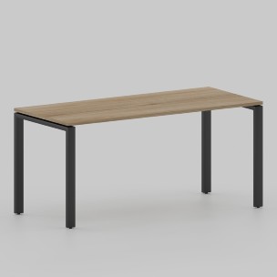 Стол Лофт 1800х700 на П-образных опорах, черный