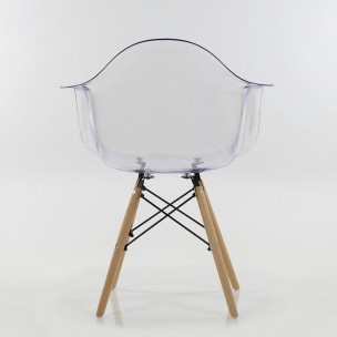 Стул-кресло Style DAW PC прозрачный