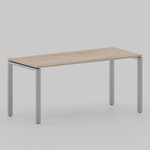 Стол Лофт 1200х600 на П-образных опорах, серый