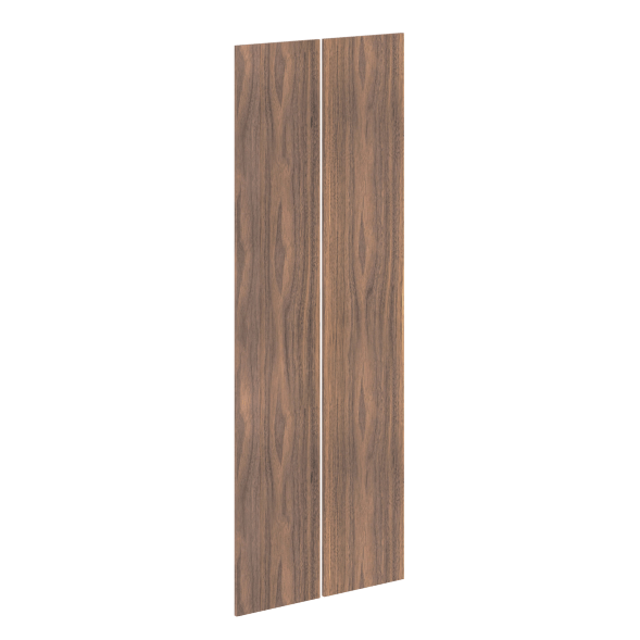Дверь высокая (2шт) VRHD 40-2 Американский орех 790х19х2206 VELION VENEER
