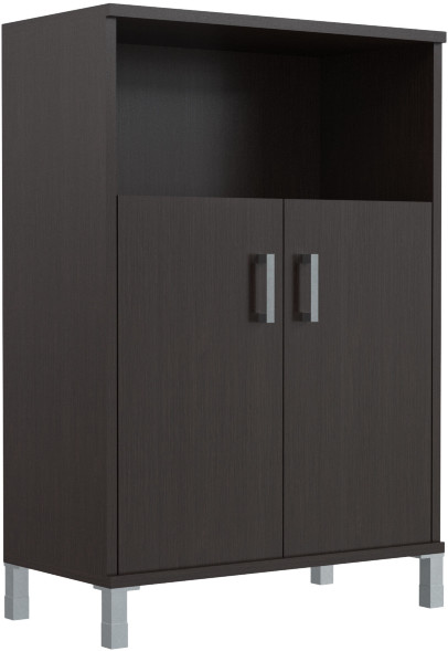 Шкаф средний с глухими малыми дверьми B 420.2 Венге Магия 900х450х1286