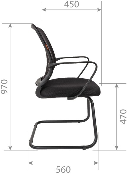 Кресло для посетителей  CHAIRMAN 698V