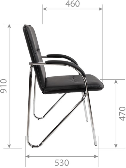Кресло для посетителей  CHAIRMAN CH 851  (2 шт.  в коробке)