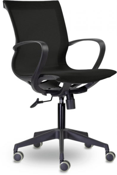 Кресло офисное ЛОРРИ чёрный пластик