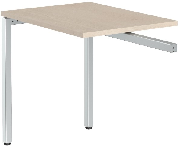 Брифинг-приставка XSB 860 Бук Тиара/Алюминий 800х600х750