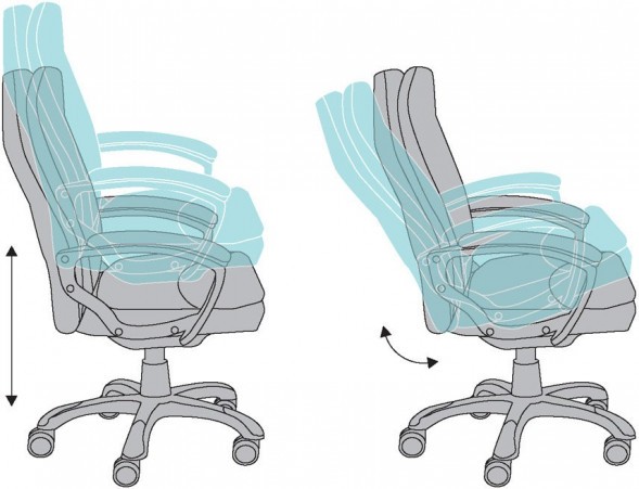 Кресло руководителя Бюрократ CH-868LT