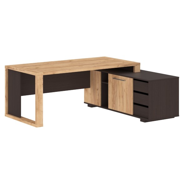 Стол руководителя с тумбой ACT 1916.A(R) 1 950х1 600х750 ALTO