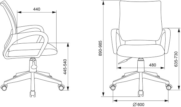 Кресло детское Бюрократ KD-W4 принт