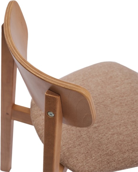 Комплект стульев DAIVA Вега, Дуб натуральный/Карамель  2 шт.