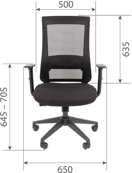 Кресло оператора  CHAIRMAN 500LT TW БП  в Волгограде 