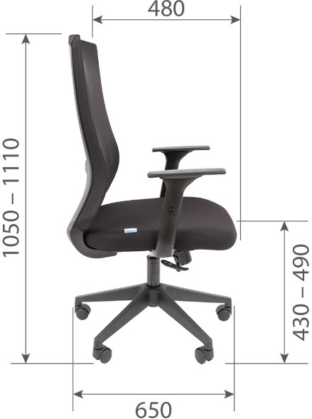 Кресло оператора  CHAIRMAN 500LT TW БП  в Волгограде 