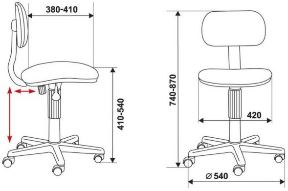 Кресло Бюрократ CH-201NX