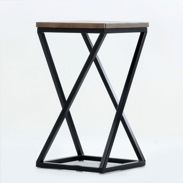 Кресло барное Barneo N-304 шпон массив