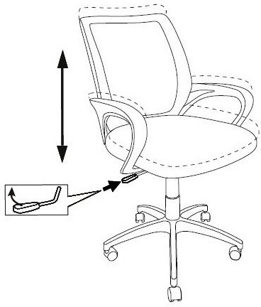 Кресло Бюрократ CH-695NLTSL