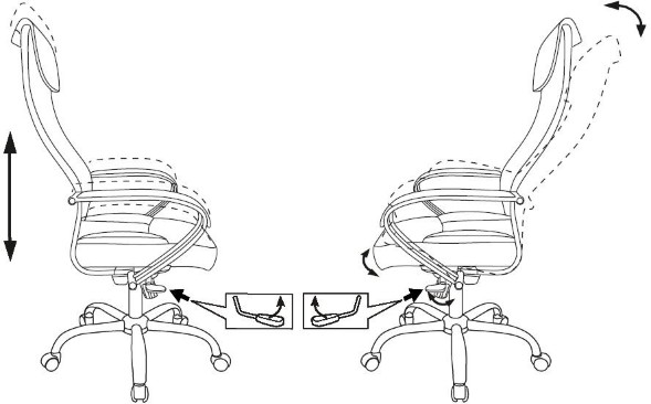 Кресло руководителя Бюрократ CH-609SL/ECO